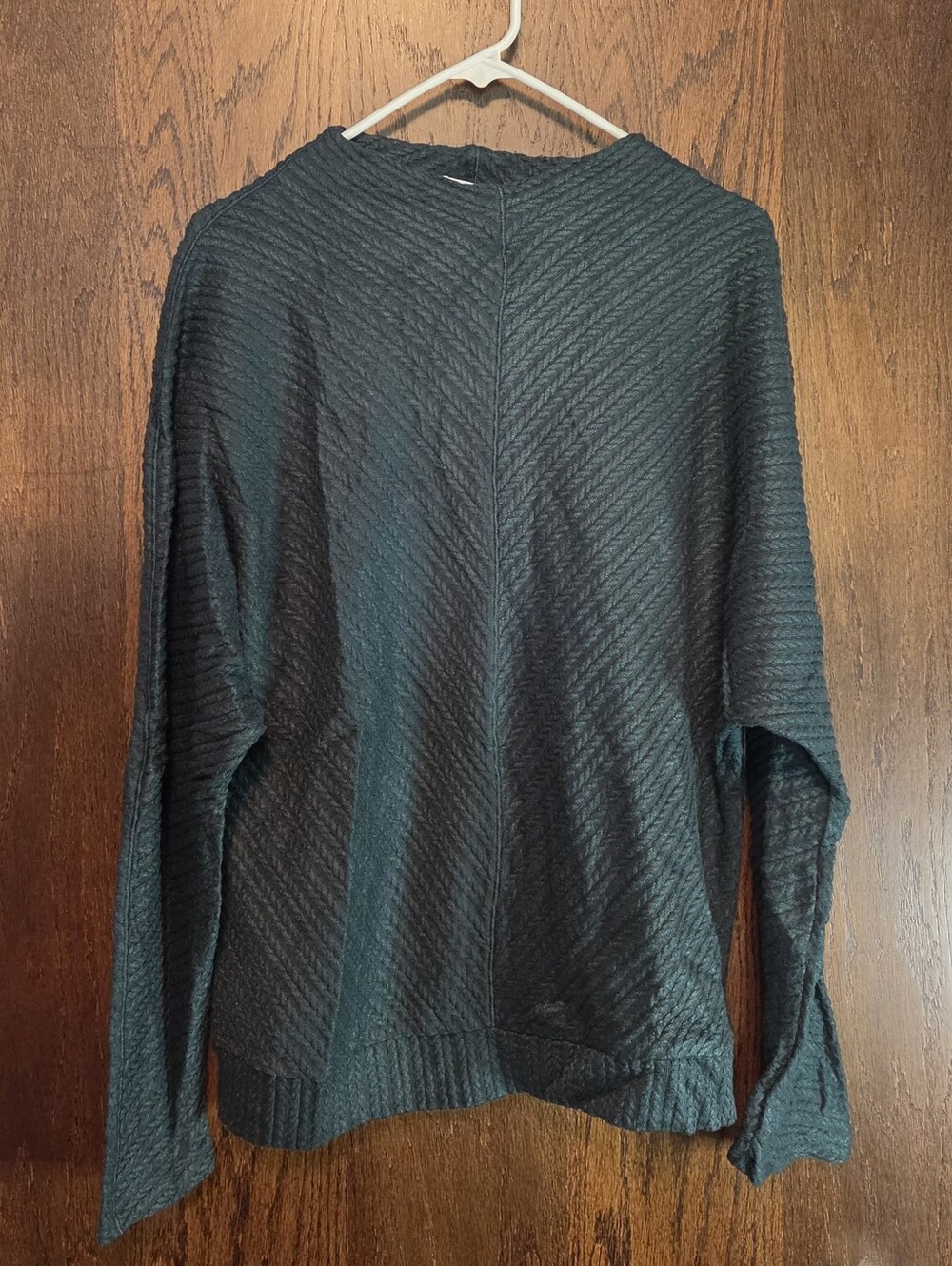 Brea Canyon Textured Long-Sleeve Sweater - Pine